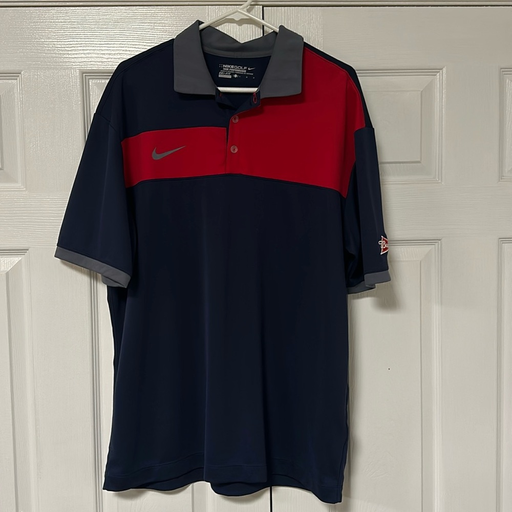Nike Golf Toor Performance DRI-FIT Budweiser Men’s Lg. Won in raffle never worn!